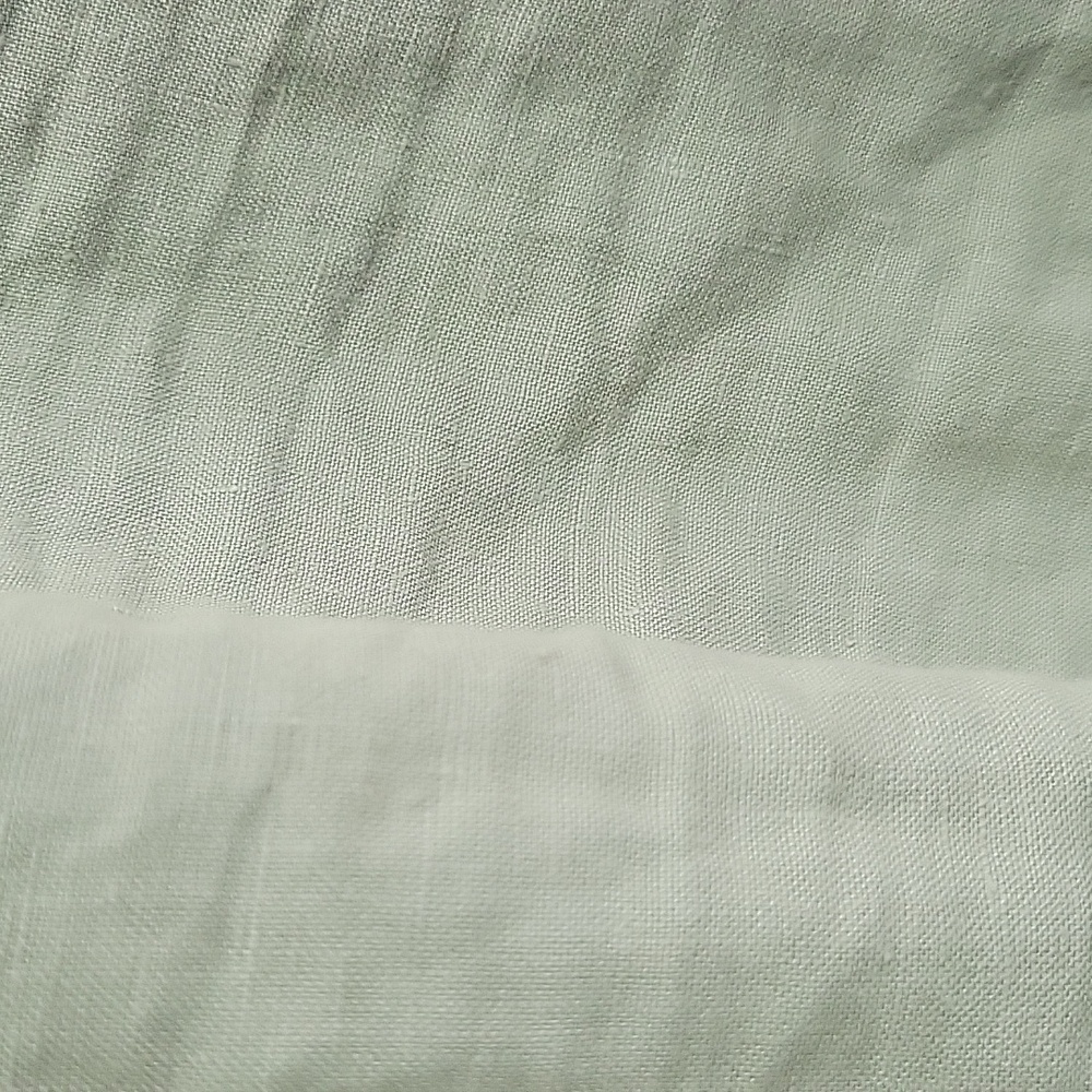 H by Halston Green 100% Linen Joggers L - Picture 4 of 10